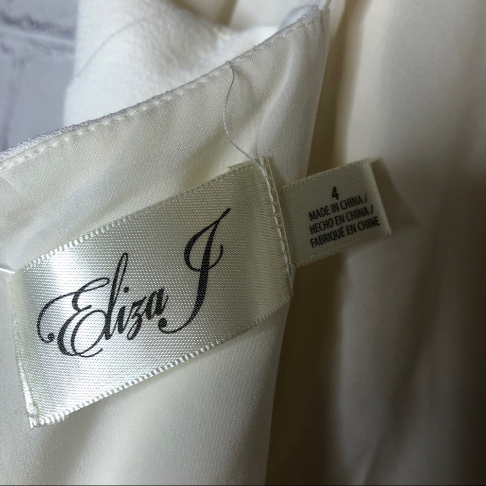 Eliza J Gown - Colorblocked High-Low Prom Dress - Picture 3 of 5